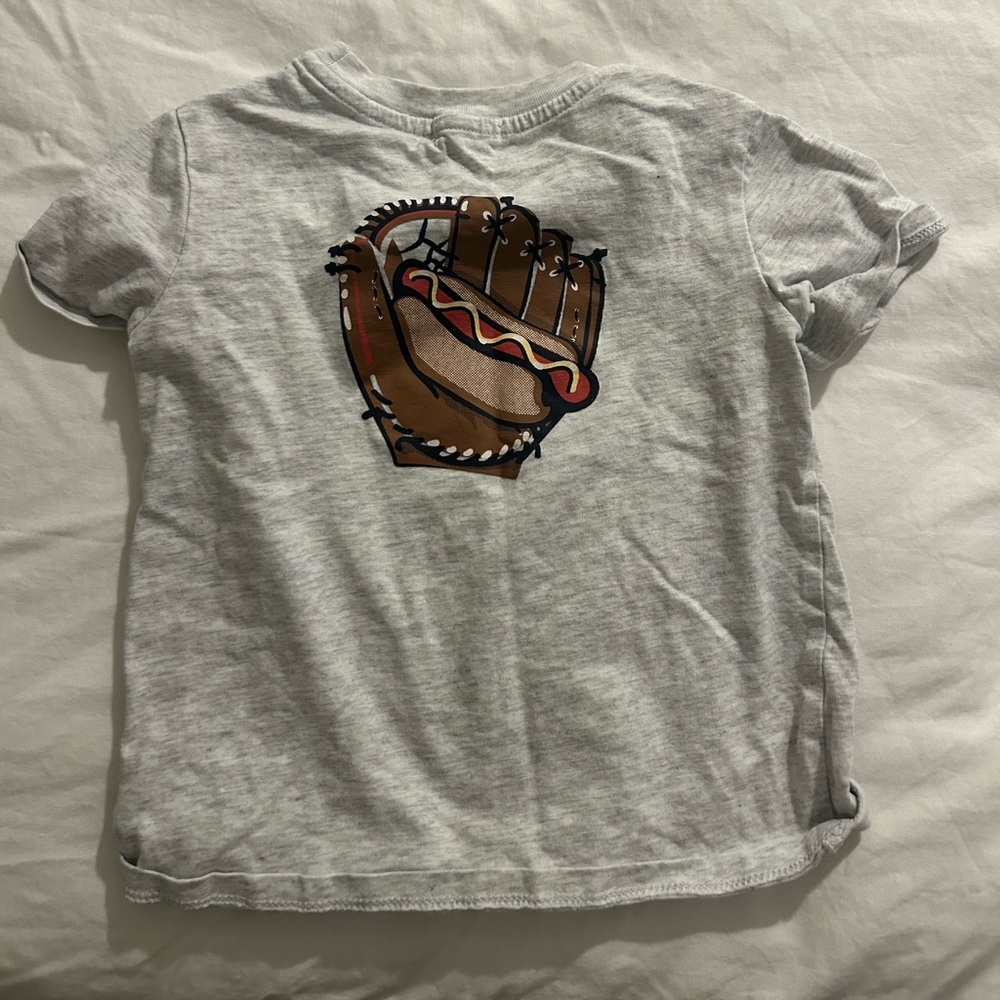 Miles the label baseball t shirt with hot dog graphic - Picture 2 of 2